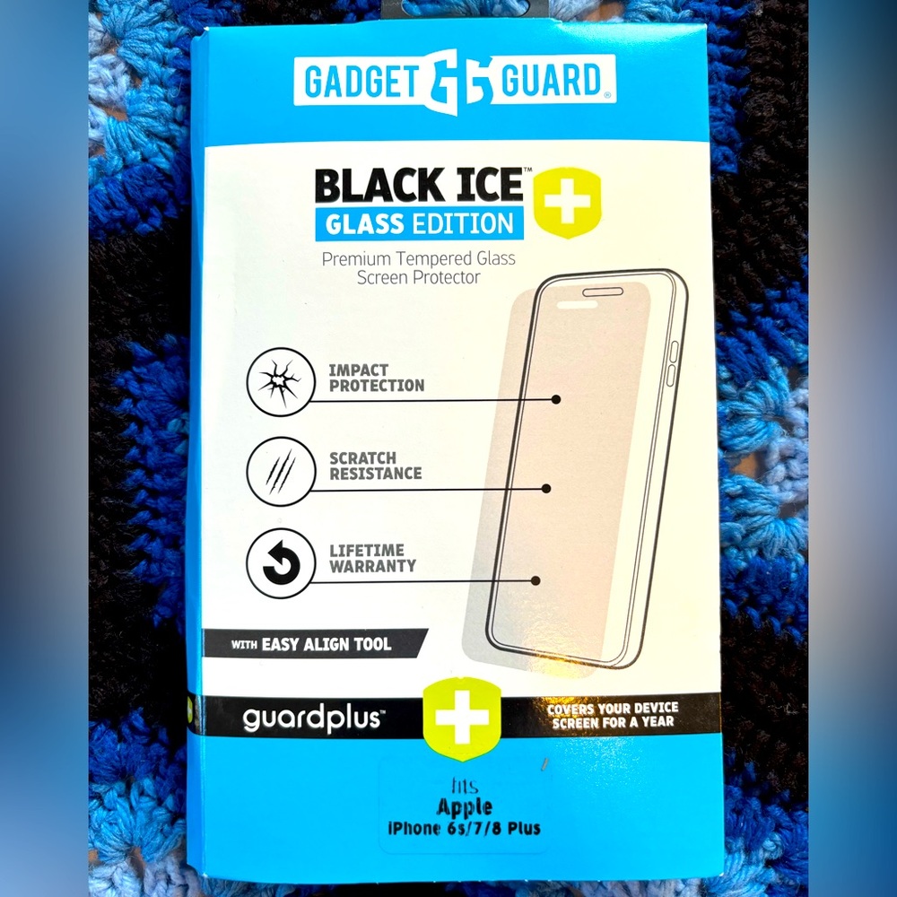 Gadget guard, black ice glass edition for Apple iPhone 6s/7/8+